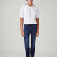 Men's 511 Dark Blue Slim Fit Mid Rise Jeans - Front View