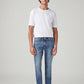 Men's 511 Blue Slim Fit Mid Rise Jeans - Front View