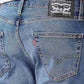 Men's 511 Blue Slim Fit Mid Rise Jeans - Detail View