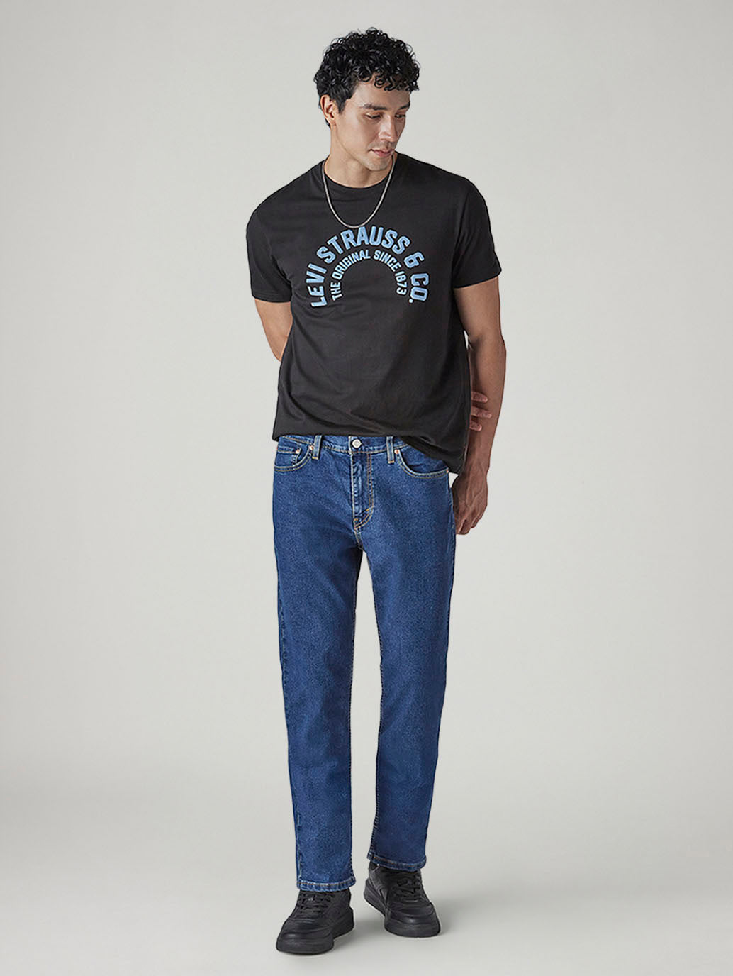 Men's 511 Blue Slim Fit Mid Rise Jeans - 20 View