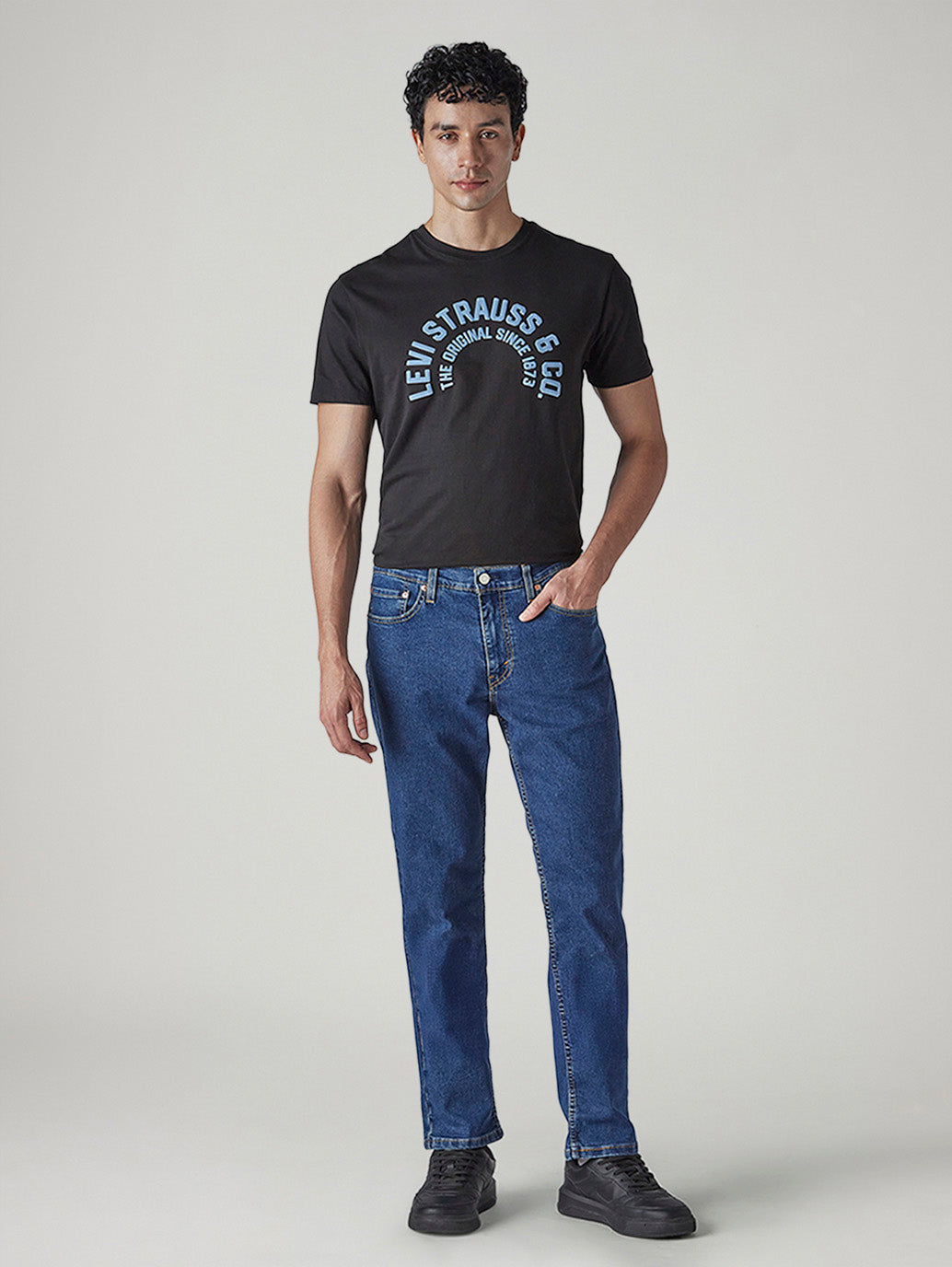 Men's 511 Blue Slim Fit Mid Rise Jeans