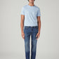Men's 511 Blue Slim Fit Mid Rise Jeans - Front View