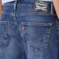 Men's 511 Blue Slim Fit Mid Rise Jeans - Detail View