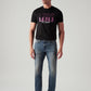 Men's 511 Blue Slim Fit Mid Rise Jeans - Front View