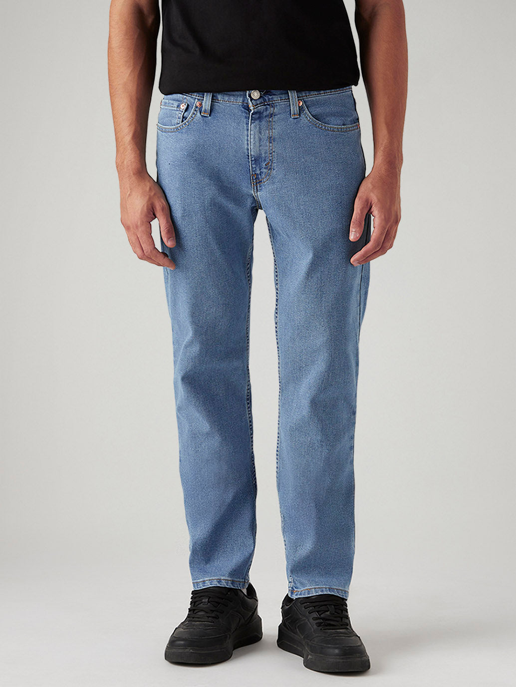 Men's 511 Light Blue Slim Fit Mid Rise Jeans - Front View