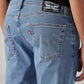 Men's 511 Light Blue Slim Fit Mid Rise Jeans - Detail View