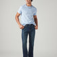 Men's 511 Dark Blue Slim Fit Mid Rise Jeans - Styleshot View