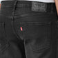 Men's 511 Black Slim Fit Mid Rise Jeans - Detail View