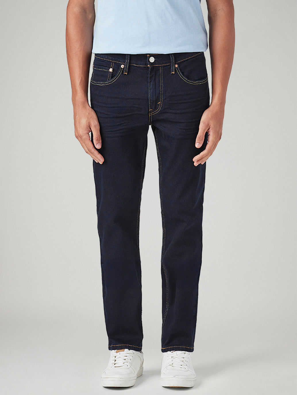 Men's 511 Dark Blue Slim Fit Mid Rise Jeans - 20 View