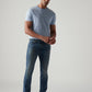 Men's 511 Med Indigo Slim Fit Mid Rise Tinted Jeans - Front View