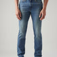 Men's 511 Med Indigo Slim Fit Mid Rise Tinted Jeans - Front View