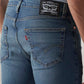 Men's 511 Med Indigo Slim Fit Mid Rise Tinted Jeans - Detail View