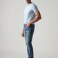 Men's 511 Med Indigo Slim Fit Mid Rise Tinted Jeans - Side View