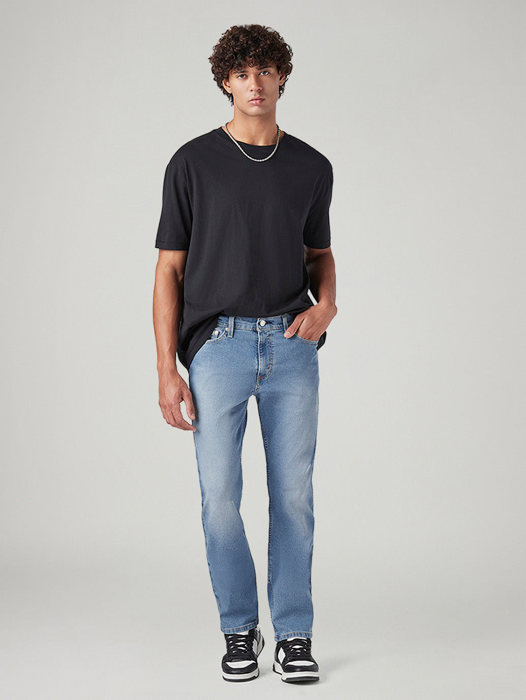 Men's 511 Light Blue Slim Fit Mid Rise Jeans