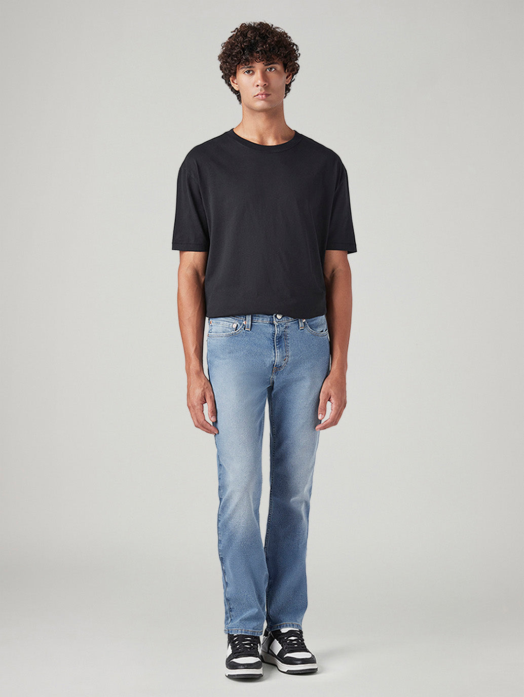 Men's 511 Light Blue Slim Fit Mid Rise Jeans - Front View