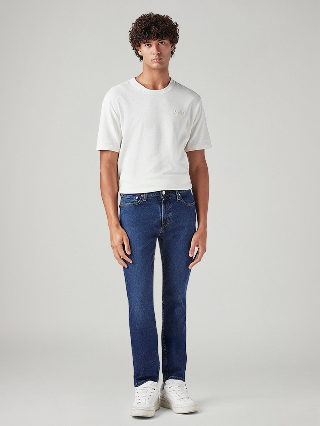 Men's 511 Blue Slim Fit Mid Rise Jeans