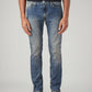 Men's 511 Blue Slim Fit Mid Rise Tinted Jeans - Front View