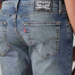 Men's 511 Blue Slim Fit Mid Rise Tinted Jeans - 20 View