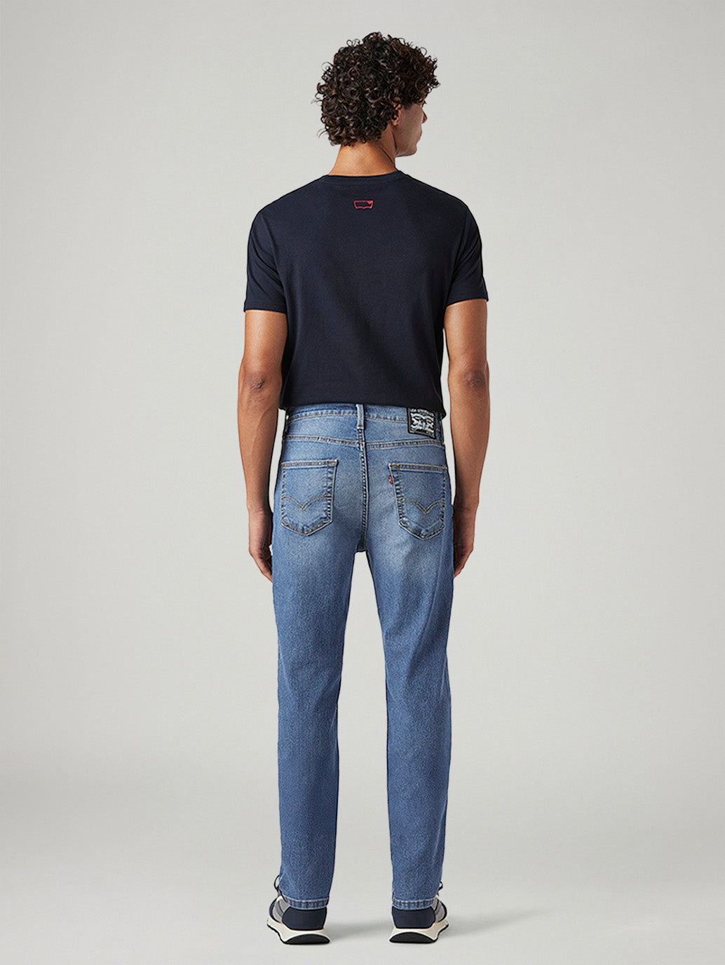 Men's 511 Med Indigo Slim Fit Mid Rise Jeans - Back View