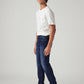 Men's 511 Dark Blue Slim Fit Mid Rise Jeans - Side View