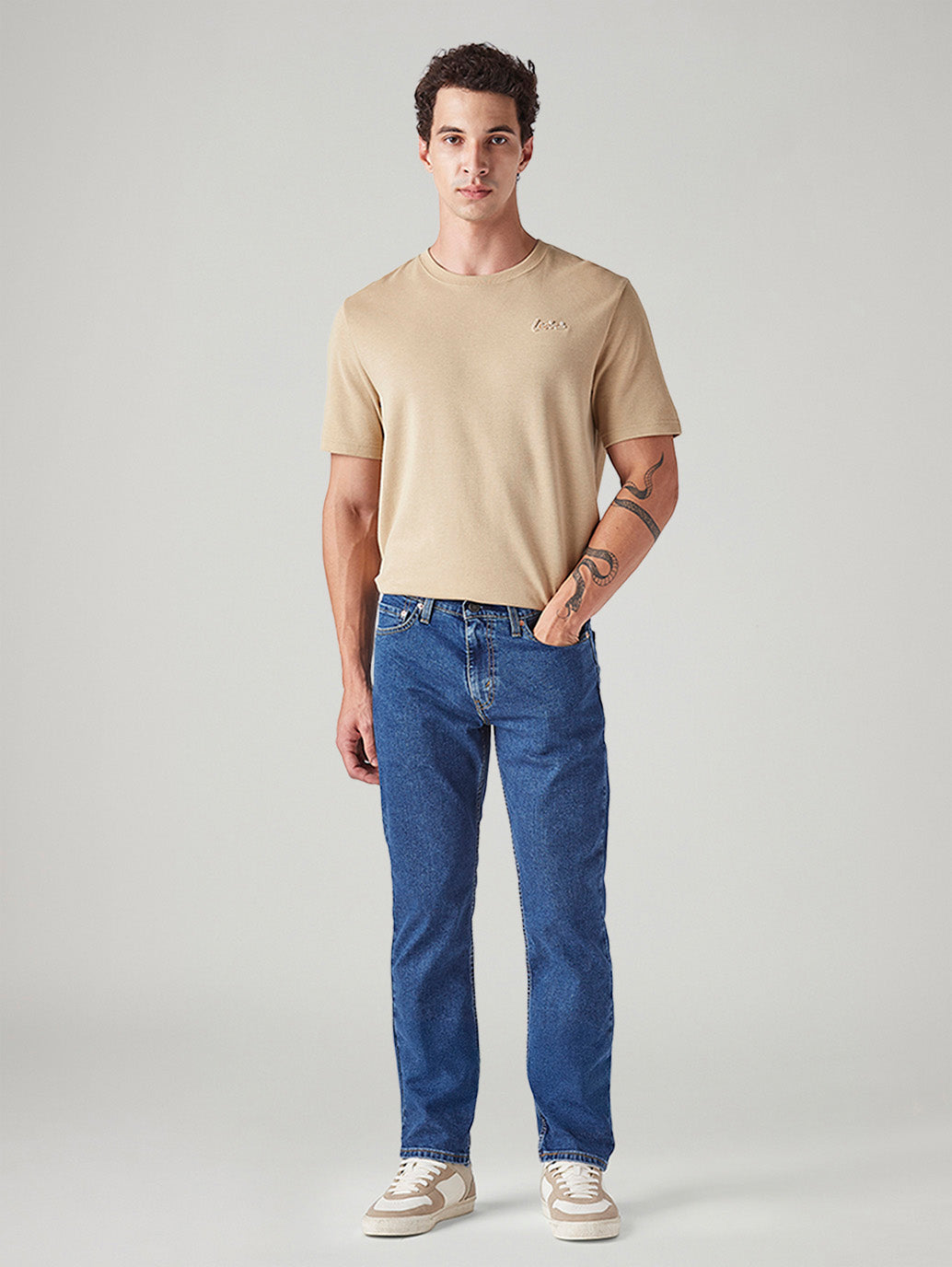 Men's 511 Med Indigo Slim Fit Mid Rise Jeans - Front View