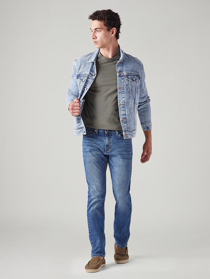 Men's 511 Dark Indigo Slim Fit Mid Rise Jeans