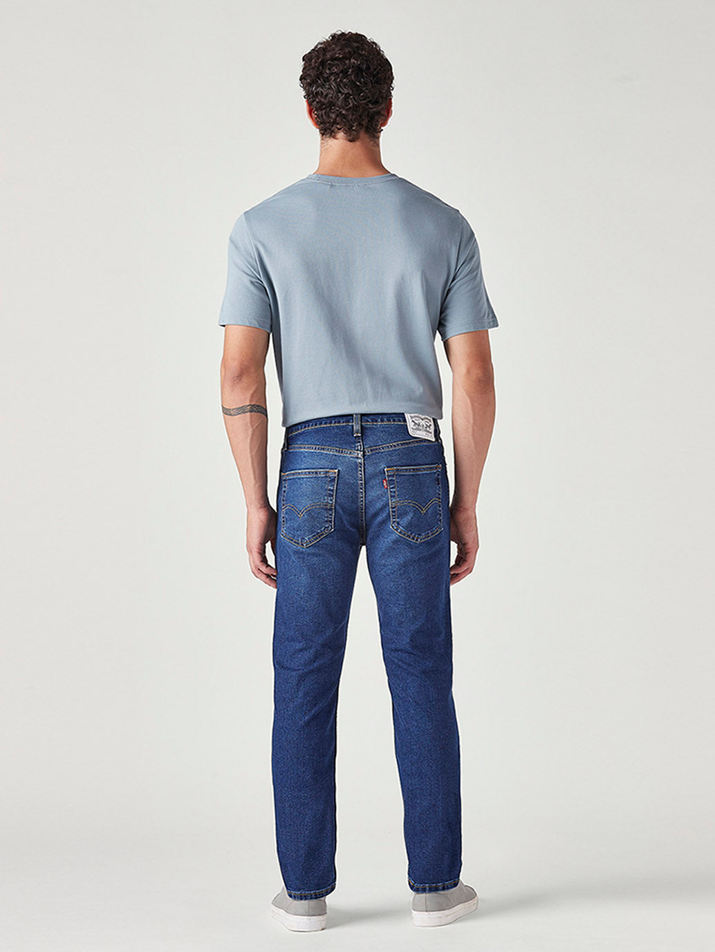 Men's 511 Dark Indigo Slim Fit Mid Rise Jeans - Back View
