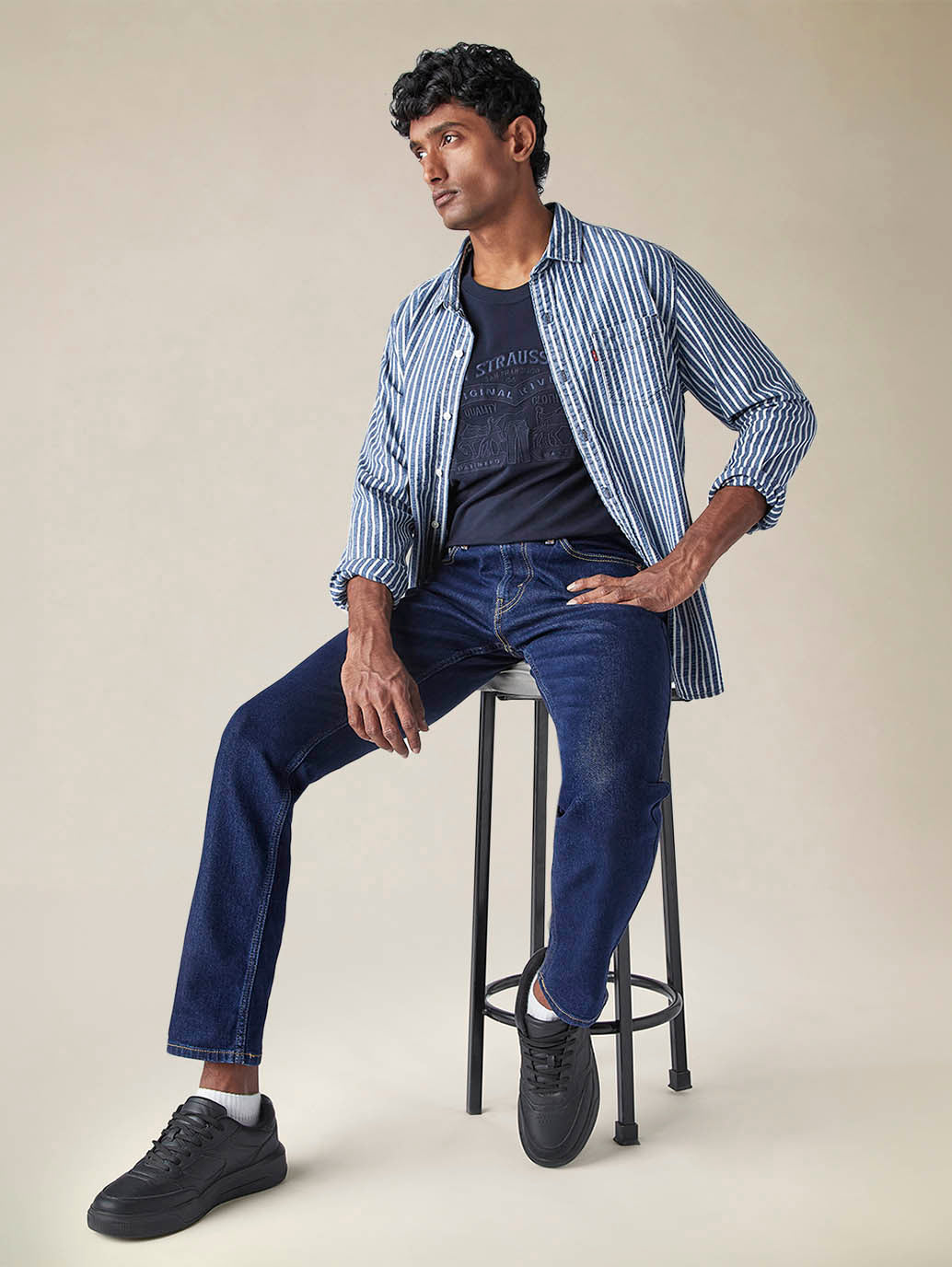 Mens 511 Mid Rise Slim Fit Cotton Stretch Blend Jeans