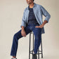 Mens 511 Mid Rise Slim Fit Cotton Stretch Blend Jeans - Styleshot View