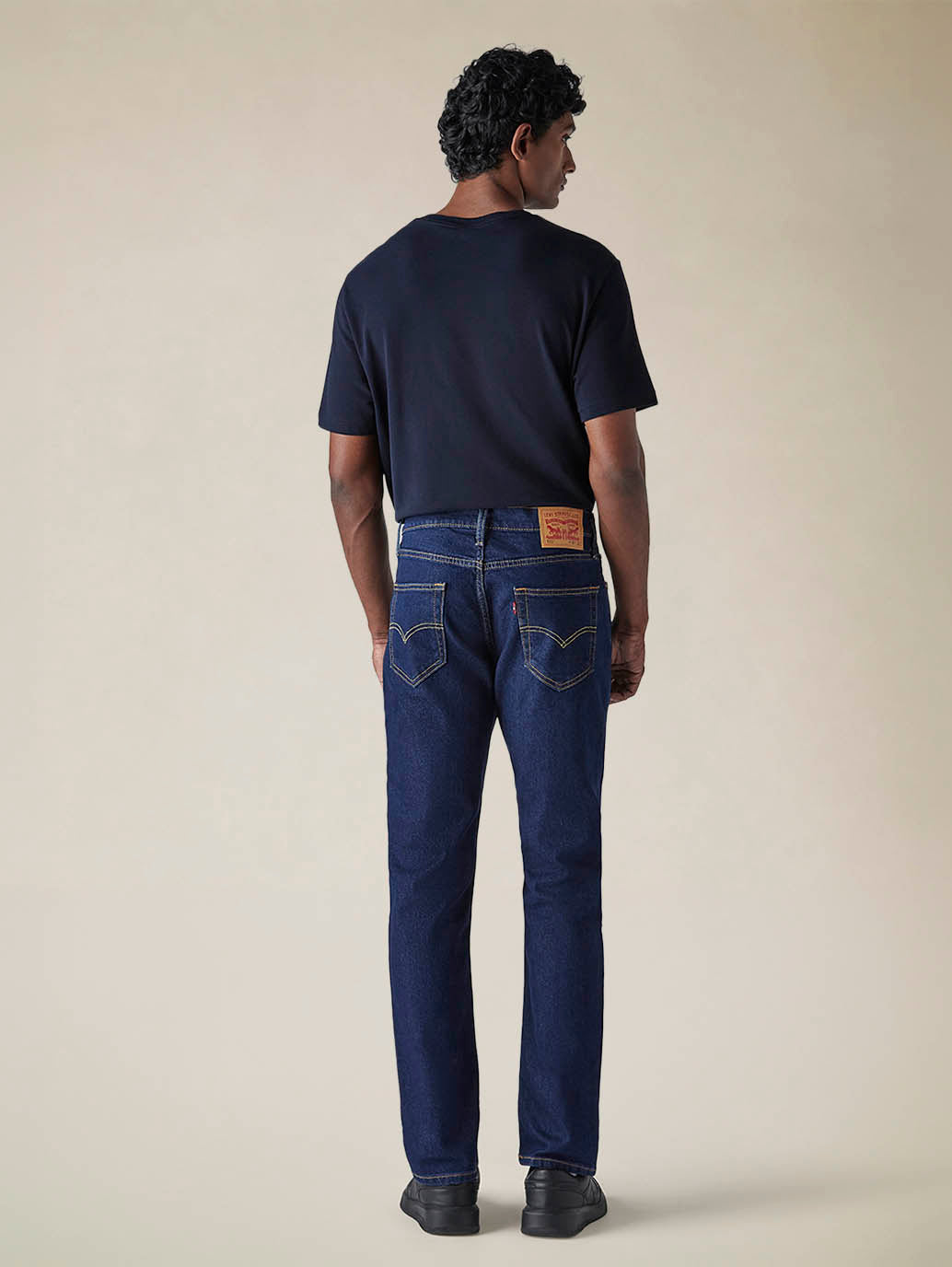 Mens 511 Mid Rise Slim Fit Cotton Stretch Blend Jeans - Back View