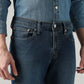 Men's 511 Dark Blue Slim Fit Mid Rise Jeans - Detail View