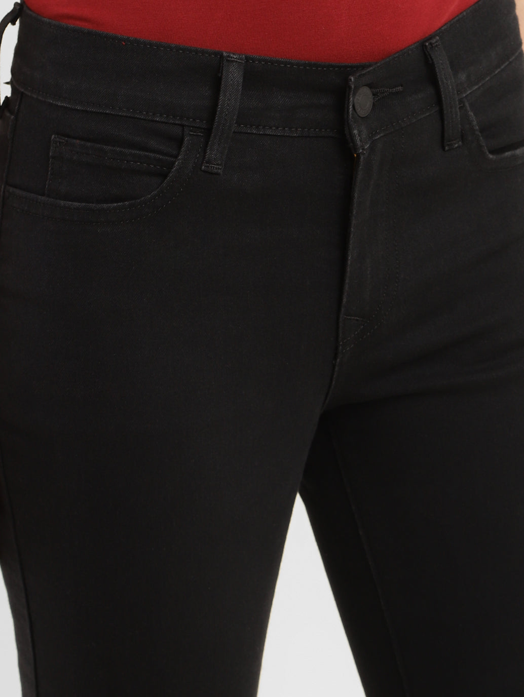 Women's 710 Black Skinny Fit Mid Rise Jeans - e942abb1-b13b-4fa6-972b-324d94f85aba View