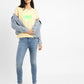 Women's 710 Blue Skinny Fit Mid Rise Jeans - 5904c180-b0d8-4c12-87a5-a08631f48972 View