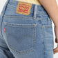 Women's 710 Blue Skinny Fit Mid Rise Jeans - baddd0df-e139-4690-961f-965e6453f3c7 View