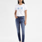 Women's 710 Blue Skinny Fit Mid Rise Jeans - 17495315-3f9d-4d8b-9784-13a81c4d9fdd View