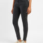Women's 710 Black Skinny Fit Mid Rise Jeans - c09fe77e-06e3-4a31-a95a-0e3af95346d6 View