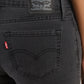 Women's 710 Black Skinny Fit Mid Rise Jeans - BackDetails View
