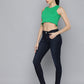 Women's 710 Blue Skinny Fit Mid Rise Jeans - A70880029-StyleDEtails View