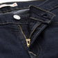 Women's 710 Blue Skinny Fit Mid Rise Jeans - ZipDetails View