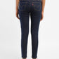 Women's 710 Navy Blue Skinny Fit Mid Rise Jeans - 2ef8a279-1d3a-435c-903e-92950003bba5 View