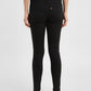 Women's 710 Black Skinny Fit Mid Rise Jeans - e0ce83e8-c877-4bbe-b2c0-be13d3e49854 View