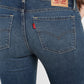 Women's 710 Blue Skinny Fit Mid Rise Jeans - 83cacf63-7493-4231-86a4-e7de61f916d5 View