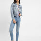 Women's 710 Blue Skinny Fit Mid Rise Jeans - c0e79d04-b79e-436a-a5a0-5550b65610a2 View