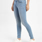Women's 710 Blue Skinny Fit Mid Rise Jeans - d99c5558-0d1c-4556-b12a-ecbb0f27f11d View