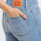 Women's 710 Blue Skinny Fit Mid Rise Jeans - b8d82145-9bc4-48b2-8fe4-1880b5022ce1 View