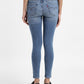 Women's 710 Blue Skinny Fit Mid Rise Jeans - 891c1a04-b934-46d0-89a3-c67a34d991b5 View