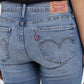 Women's 710 Blue Skinny Fit Mid Rise Jeans - 85e33952-467e-4080-bcd7-8d3ee6b0e6bb View