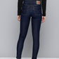 Women's 710 Blue Skinny Fit Mid Rise Jeans - 3 View