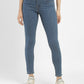 Women's 710 Blue Skinny Fit Mid Rise Jeans - 67ae0796-263f-49a1-ae34-659d9877b539 View