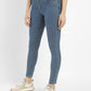 Women's 710 Blue Skinny Fit Mid Rise Jeans - 5a34196b-a986-4f50-98e3-a100f7c1df22 View